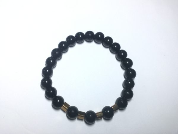 Mettalo Gloss Onyx Bracelet - Image 2