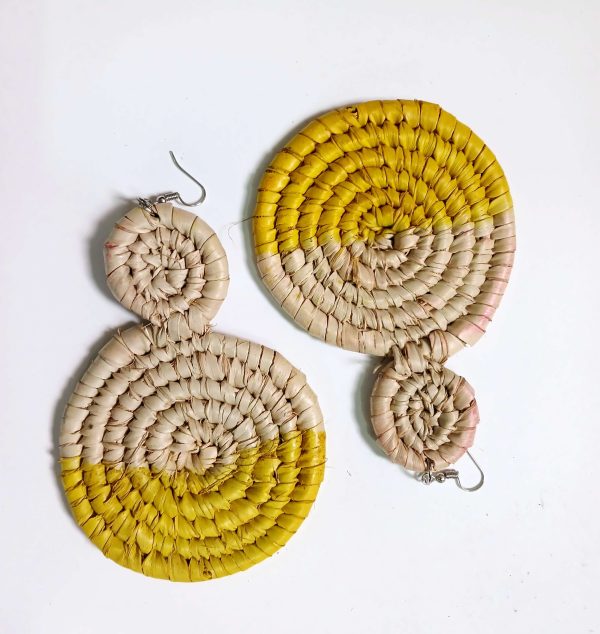 Raffia earrings - Image 6