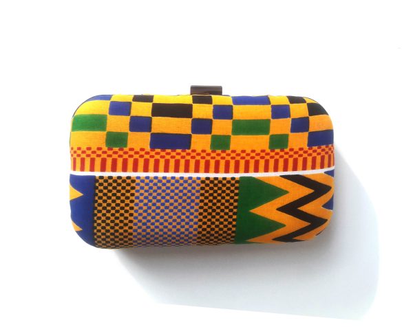 Ankara Hard Case Clutch Bag - Image 2