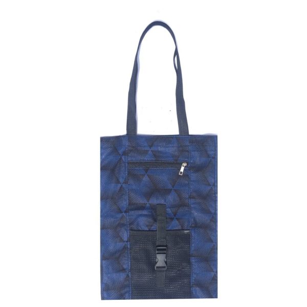 Blue Ankara Totebag