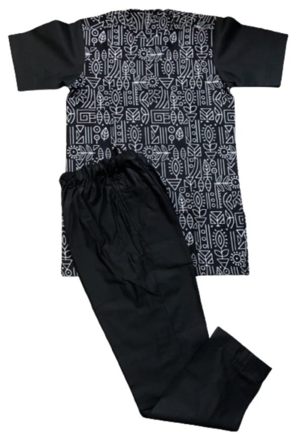 Stylish Black & White Men’s 2pc