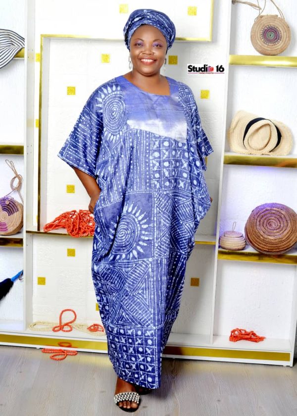 Adire Kaftan Bubu