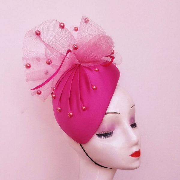 Pink Fascinator