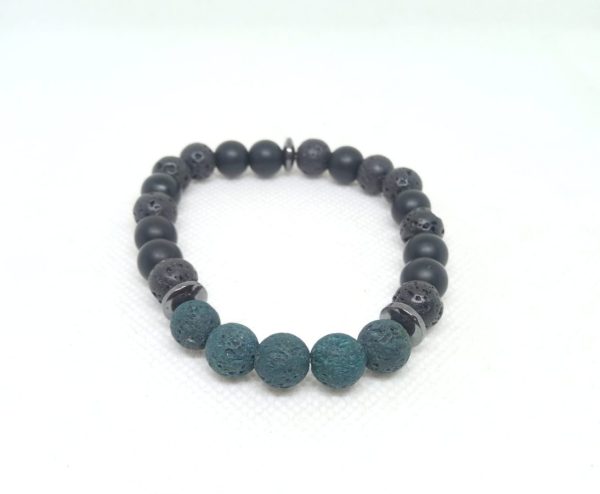 The Green Obsidian Ruffle Bracelet Set - Image 4