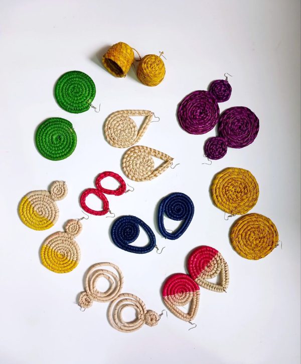 Raffia earrings - Image 12