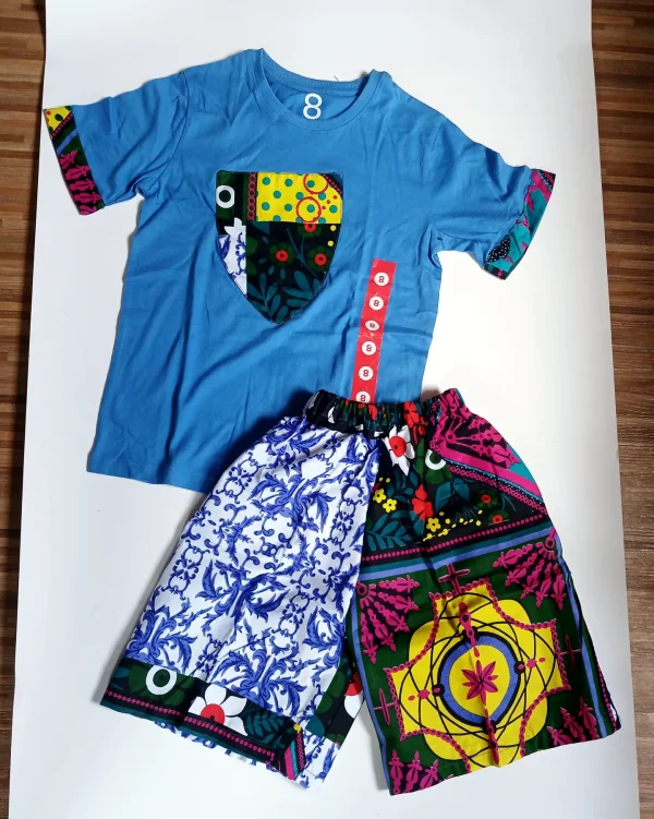 Boys 2pcs Ankara Casuals