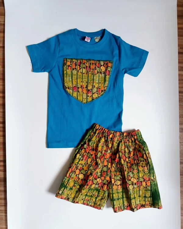 Boys 2pcs Ankara Casuals - Image 4