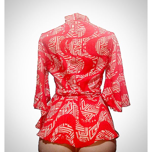 Ifedun Wrap Peplum Blouse - Image 2