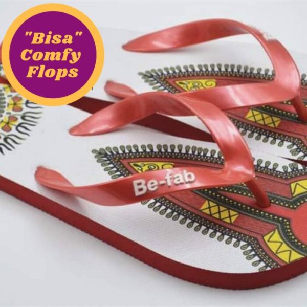 Comfy Ankara Flipflops - Image 2