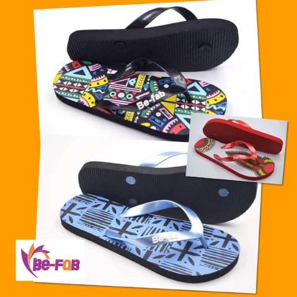 Comfy Ankara Flipflops - Image 3