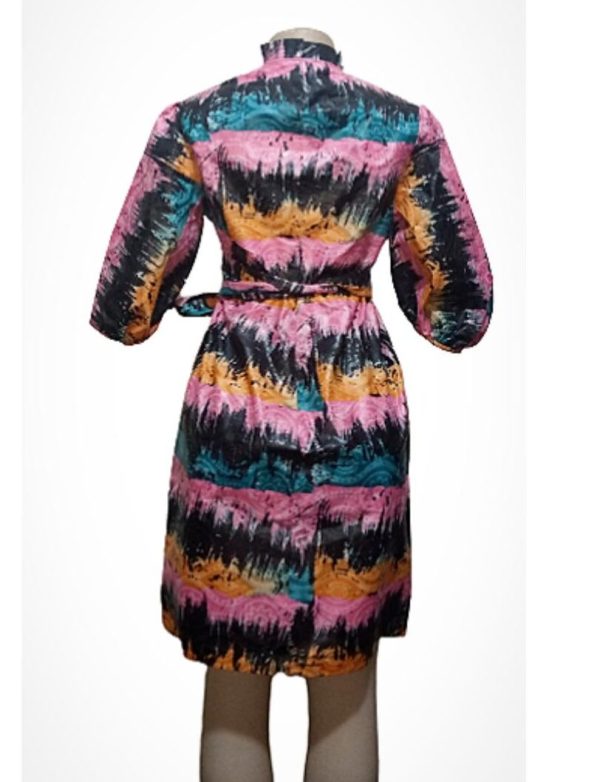 Adire Ifedun Wrap Dress - Image 2