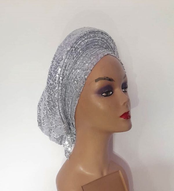 Silver Sequins Auto-Gele - Image 2