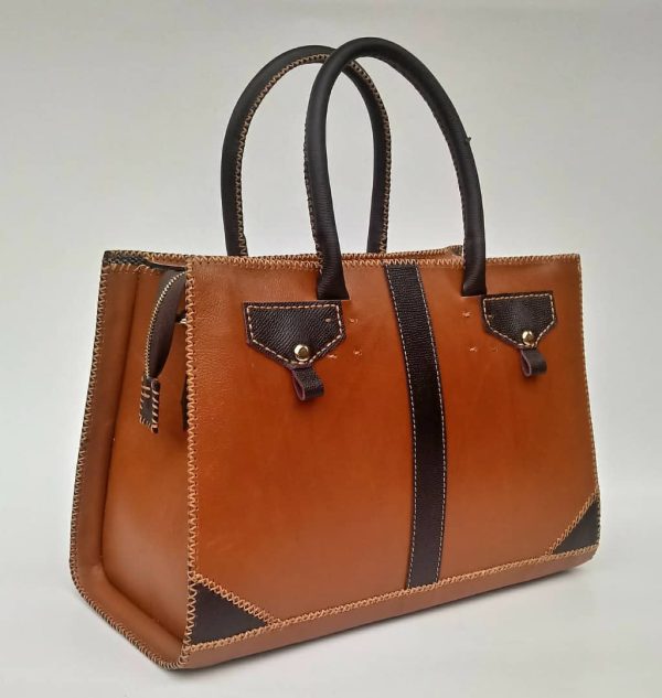 NKIRU Handstitched Leather Handbag