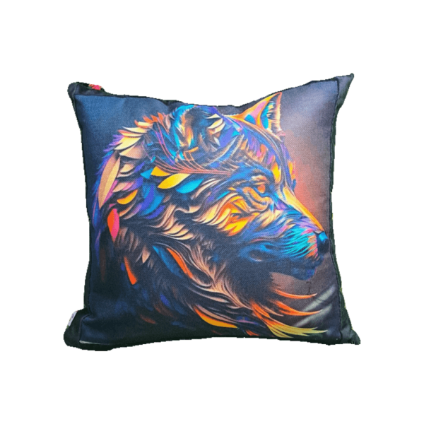 Wolf in Colour - Throw Pillow