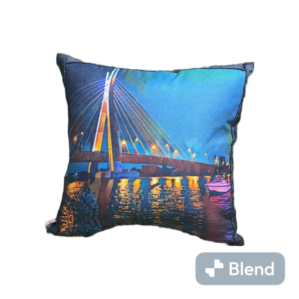 Ikoyi Bridge - Naija Throw Pillow