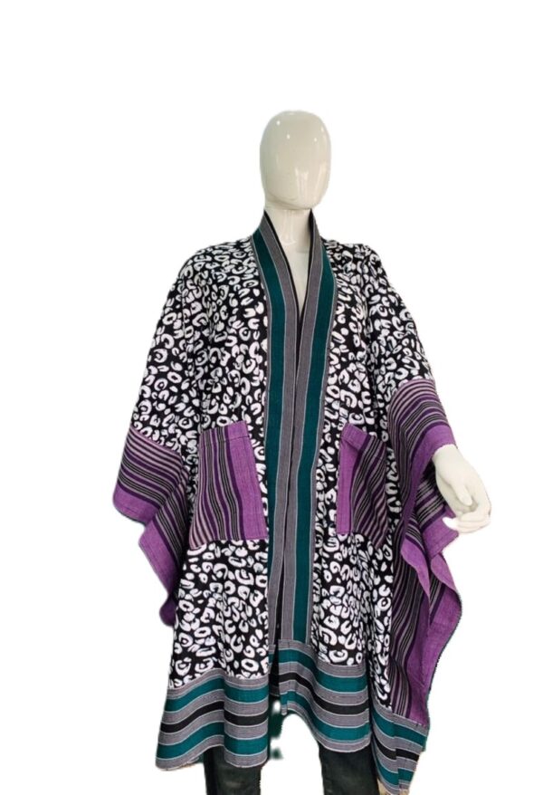 Adire kimono jacket